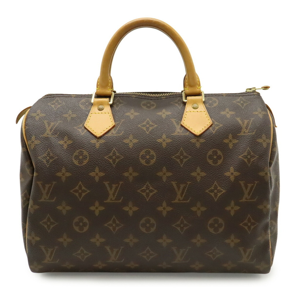 LOUIS VUITTON Brown Monogram Speedy 30 Boston Bag - Picture 2 of 10